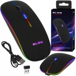 Juhtmevaba optiline hiir, must, USB