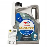 Mootori&otilde;li TOTAL QUARTZ 7000 10W-40, 5 l, diiselmootoritele + riputuskinnitus