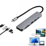 USB-C 6-&uuml;hes: HDMI 4K 60Hz, 2&times;USB 3.0, SD, TF, PD 100W