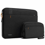 S&uuml;learvutikott 13" MacBook Air/Pro, must, RPET kangast