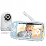 Videovalvur Full HD p&ouml;&ouml;rleva kaameraga, 5" LCD-ekraan, WiFi, 1/2/3x suum, 3050 mAh aku