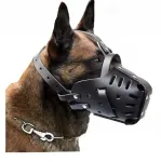Nahast muzz saksa lambakoerale, dobermanile, suurus S