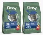 Kassitoit Oasy SUPERIOR kassipoegadele tuunikalaga, 2 x 1,5 kg