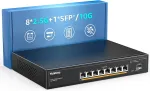 YuanLey PoE l&uuml;liti, 8x 2.5G, 120W, 2x 10G SFP, juhitavamata