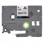 Isekleepuv lint Brother TZe-S211 P-Touch, 6 mm, valge, eriti tugev