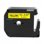 Iseliimuv lint Brother M-K631, 12 mm, kollane
