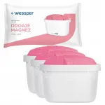 Wessper aquamax MG+ magneesiumfilter 3 tk, sobib Brita, Dafi kannudele