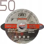 Metalli l&otilde;ikekettade komplekt terasele/roostevabale, 125x1 mm, 50 tk, STRONG