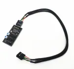 USB jagaja 2.0, 9 PIN-st 3x 9 PIN-ni
