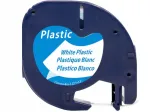 Dymo LetraTag 91201 plastiklint, 12 mm, valge, 4 m