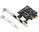 V&otilde;rgukaart 2x 2.5Gb/s PCIe serverile, 2500Mbps/5Gbps
