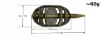 Kalap&uuml;&uuml;gi s&ouml;&ouml;tja METHOD FEEDER Inline Dura Flat, XL, 60 g