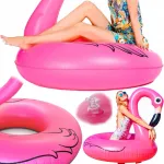 T&auml;ispuhutav flamingo ujumismadrats 120 cm lastele