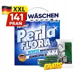 Pesupulber PERLA FLORA White valgele pesule, 10,07 kg