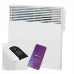 TACTIC INTUIS seinale paigaldatav elektriline k&uuml;tekeha termostaadi ja WiFi-ga, 1000W