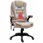 Kontoritool Vinsetto vibratsioonimassaažiga, ergonoomiline, pruun
