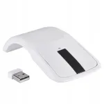 Kokkupandav traadita hiir, USB, valge