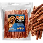 Koerte maiused UniQ Pets pardiliha ja riisiga, 500 g