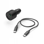 Hama 32W auto laadija PD/QC, USB-C ja USB-A, USB-C kaabliga