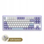 Juhtmevaba mehaaniline klaviatuur AJAZZ AK870, 87 klahvi, TKL, RGB, vahetatavad l&uuml;litid