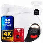 V&auml;litingimuste turvakaamera 8MPX WIFI 4K H80X, kahepoolse p&ouml;&ouml;ramisega, aktiivse t&otilde;rjega ja 64GB m&auml;luga