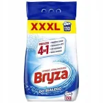 Bryza pesupulber valgetele riietele, plekkideta