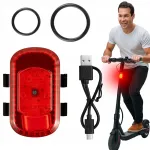 Jalgratta tagumine LED tuli USB-ga, sobib pakiraamile