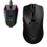 PAW3395 m&auml;nguhiir, 26000 DPI, 8000 Hz, 2.4G, BT 5.2, must