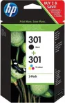 HP tindikassetid N9J72AE / CH561EE + CH562EE, must ja v&auml;rviline