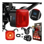 Tagumine jalgratta lampe LED EYE07 6in1, USB-C, 1100mAh