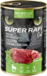 DOLINA NOTECI Super RAFI konservid kassidele kanaliha, metslinnu ja s&uuml;damet&uuml;kkidega, 400 g