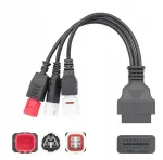 OBD2 adapteri kaabel Yamaha Honda 3 pin 4 pin 6 pin