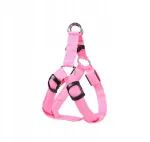 Valgust tagasi peegeldavad roosad koera rakmed, suurus L, 43-60 x 2,5 cm