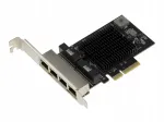 V&otilde;rgukaart KALEA-INFORMATIQUE PCIe 2.5G, 4x RJ45, Realtek RTL8125