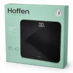 Elektroonilised vannitoa kaalud HOFFEN LBS-6079-2, LED-ekraan, mustad