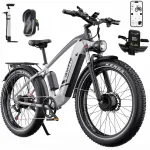 Elektrijalgratas Duotts F26, 48V/20Ah, 2x750W, 26", kuni 55 km/h, Samsung aku, Poola rakendus