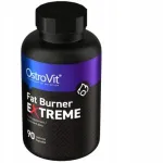 OstroVit FAT BURNER EXTREME toidulisand 90 kapslit rohelise tee ekstrakti, L-karnitiini ja kroomiga