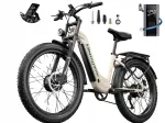 Shengmilo S700 elektrijalgratas, 2000W, 48V, 17,5Ah, 45 km/h, 26", 160 Nm, kahe mootoriga