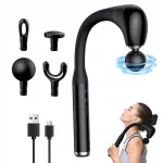 Massager, 5 kiirust, 4 otsikut, USB-C laadimine, 90 minutit