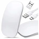 Juhtmevaba hiir Bluetooth ja 2.4GHz, 500mAh, sobib MacBookile, iPadile, iPhone'ile, vaikne t&ouml;&ouml;
