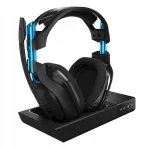 Juhtmevabad Astro A50 k&otilde;rvaklapid stendiga, 7.1, sinine/must (PS4/PC)