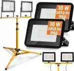 LED projektorite komplekt 2x30W statiiviga, 60W, IP66