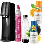 SodaStream TERRA mullitusmasin, 1 l pudel, Mirinda siirup, Lipton Ice Tea Lemon