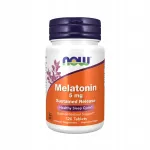 Toidulisand Now Foods Melatoniin 5 mg pikendatud toimega, 120 tabletti