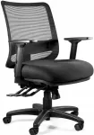 Ergonoomiline tool SAGA PLUS M, must, 150 kg, reguleeritav, 3D Premium