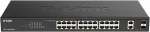 Nutikas l&uuml;liti DGS-1100-26MPV2, 24x GbE PoE+, 2x SFP