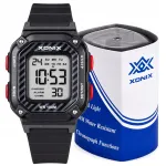 XONIX sportlik must kell, 10 ATM, taimeri ja kronograafiga, WR100 BBQ 007