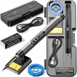 Juhtmevaba jootekomplekt, USB-C laadimine, vastupidav, akuga