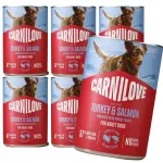 CARNILOVE koerakonservid l&otilde;he ja kalkunilihaga, 6 x 400 g