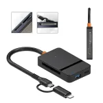 USB adapteri stants Micro SD TF kaardilugeja, 5Gb/s kuni 2TB